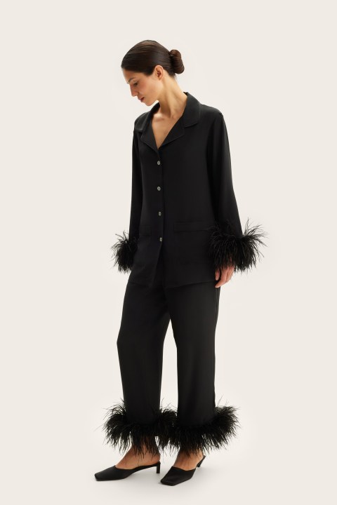 Рубашка c перьями Gabrielle